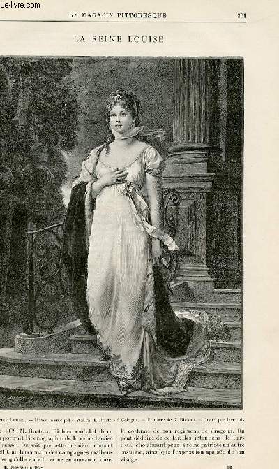 LE MAGASIN PITTORESQUE - Livraison n°22 - La reine Louise.