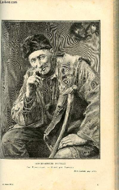 LE MAGASIN PITTORESQUE - Livraison n06 - Jacques Antoine Bouville par Tattegain, grav par Jarraud.