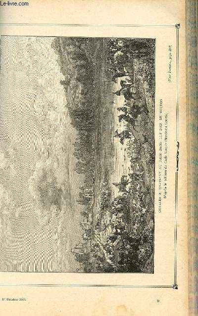 LE MAGASIN PITTORESQUE - Livraison n19 - Charles X chassant au daim dans les bois de Meudon d'aprs le tableau par Carle Vernet.