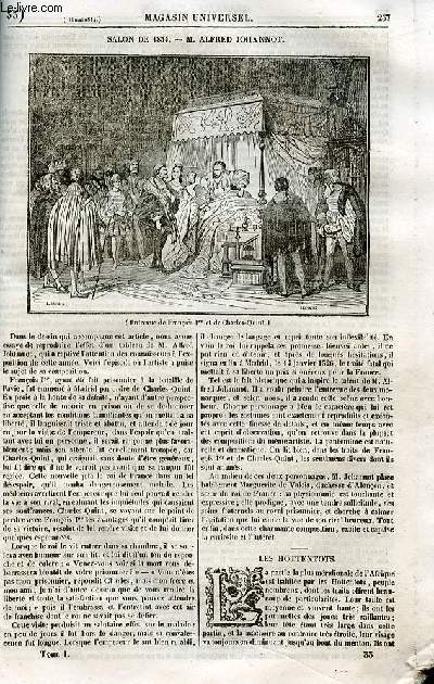 Le magasin universel - tome premier - Livraison n33 - Salon de 1834 - Alfred Johannot.