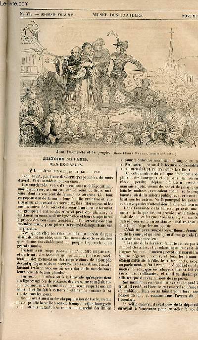 Le muse des familles - lecture du soir - 1re srie - livraison n04 ter - Histoire de Paris - Jean Desmarets.