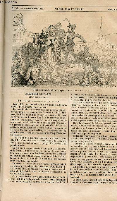 Le muse des familles - lecture du soir - 1re srie - livraison n04 ter - Histoire de Paris - Jean Desmarets.