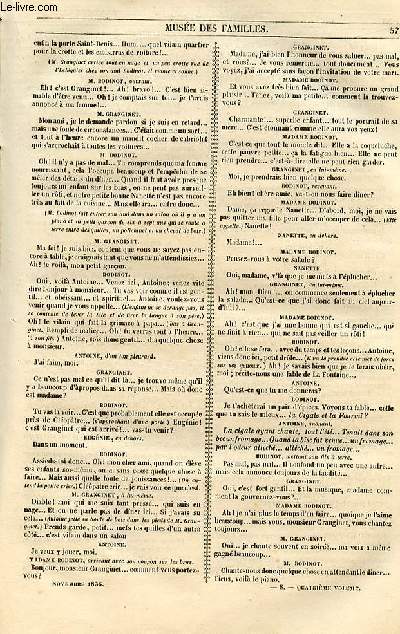 Le muse des familles - lecture du soir - 1re srie - livraison n08 - Etudes populaires -une journe de bonheur, suite et fin.