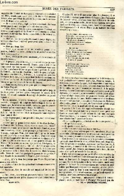 Le muse des familles - lecture du soir - 1re srie - livraisons n23 et 24 - Etudes historiques par Achille Jubinal, suite et fin.