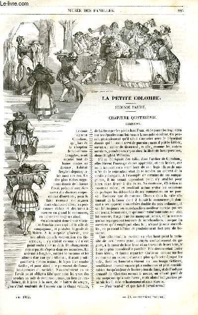 Le muse des familles - lecture du soir - 1re srie - livraison n29 et 30 - La petite colombe , seconde partie , suivre.