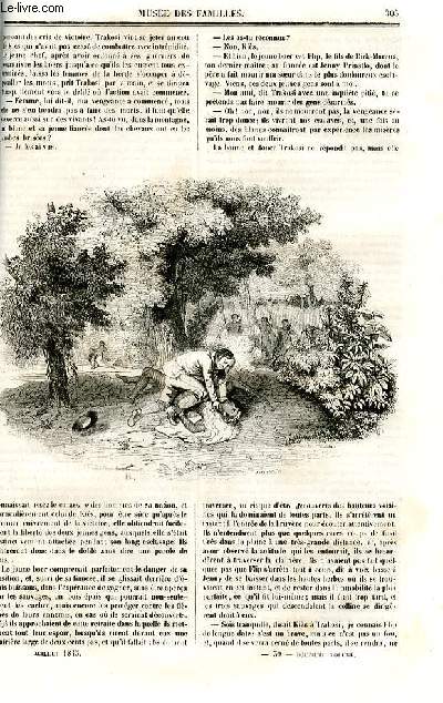 Le muse des familles - lecture du soir - deuxime srie - livraison n39 et 40 - La chasse aux boschjesmens, suite par Boitard.