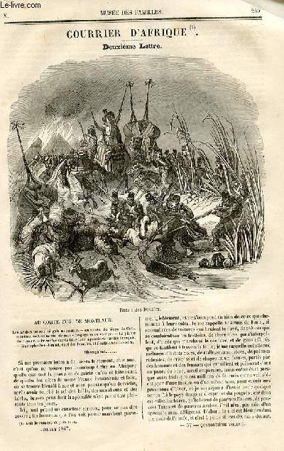 Le muse des familles - lecture du soir - deuxime srie - livraison n37 - Courrier d'Afrique , deuxime lettre par A. de Gondrecourt ,suite.