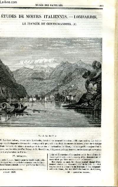 Le muse des familles - lecture du soir - deuxime srie - livraison n39 - Etudes de moeurs italiennes - La fiance du contrebandier ,suite et fin par Urbino.