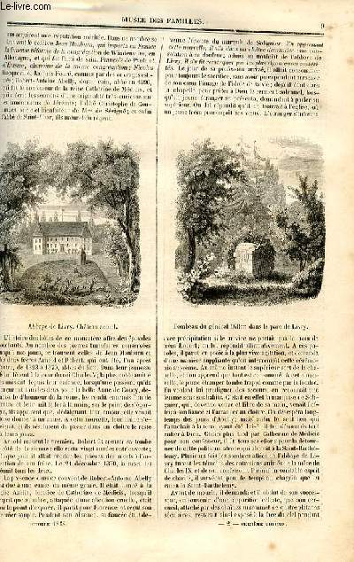 Le muse des familles - lecture du soir - deuxime srie - livraison n02 et 03 - L'abbaye de livry,suite et fin.