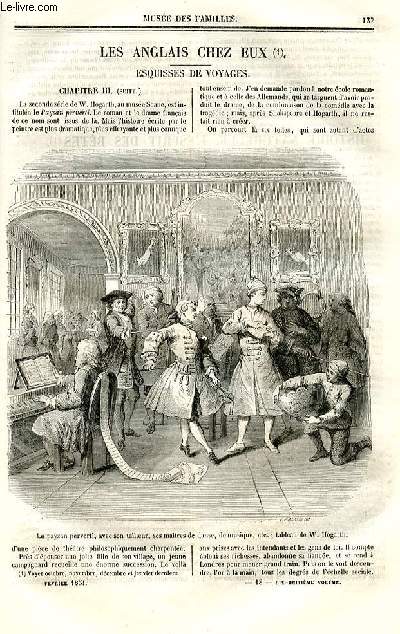 Le muse des familles - lecture du soir - deuxime srie - livraison n18 et 19 - Les Anglais chez eux - esquisses de voyage,suite par F. Wey.
