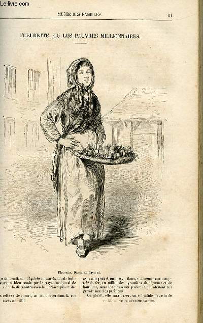 Le muse des familles - lecture du soir - livraison n11 - Fleurette, ou les pauvres millionnaires.