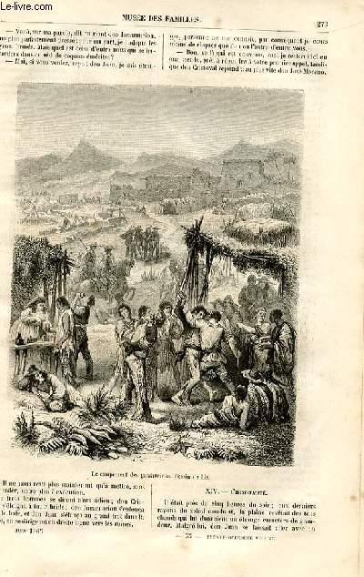 Le muse des familles - lecture du soir - livraisons n35 et 36 - Les gambucinos,scnes de la vie mexicaine de l'indpendance mexicaine, suite et fin par Gustave Aimard.