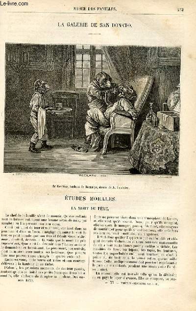 Le muse des familles - lecture du soir - livraison n35 -Etudes morales - La mort du pre par Adle Toussaint, ne Samson.