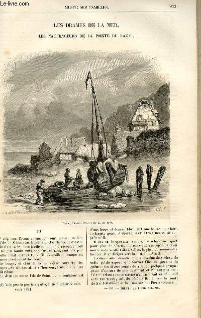 Le muse des familles - lecture du soir - livraisons n30 et 31 - Les drames de la mer - les naufrageurs de la Pointe du Raz,suite par Dubarry.