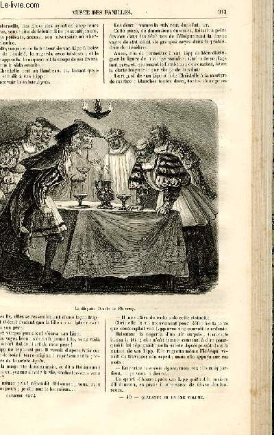 Le muse des familles - lecture du soir - livraison n40 - Chroniques du Moyen Age - la fille de l'imagier,suite par De Navery.