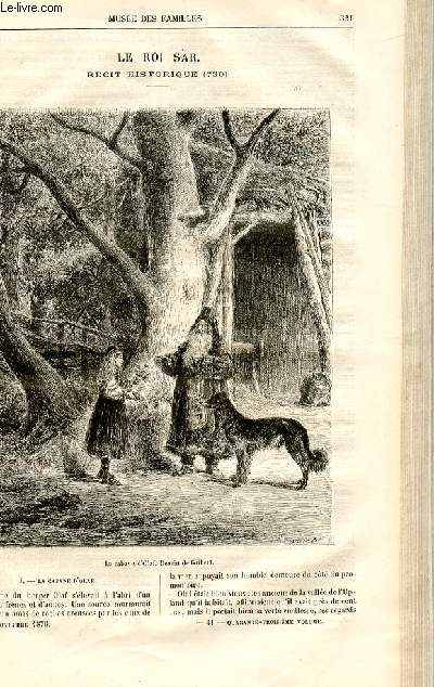 Le muse des familles - lecture du soir - livraisons n41 et 42 - Le roi Sr, rcit historique (730), suivre par Raoul de Navery.