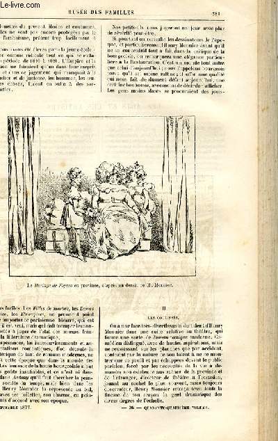 Le muse des familles - lecture du soir - livraison n36 - Les arts et les artistes - henry Monnier, suite et fin, par Champfleury.