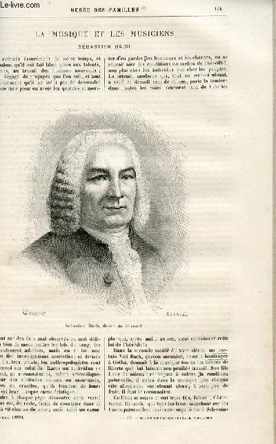 Le muse des familles - lecture du soir - livraison n16 - La muisque et les musiciens - Sbastien Bach par J. de Lestang.