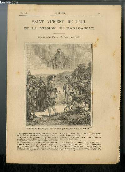 Vies des Saints n 1437 - Nouvelle srie - Saint Vincent de Paul et la mission de Madagascar - fte de Saint Vincent de Paul : 19 juillet