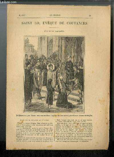 Vies des Saints n 1447 - Nouvelle srie - Saint Lo, vque de Coutances - fte le 21 septembre