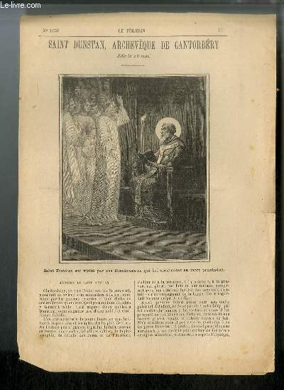 Vies des Saints n 1478 - Nouvelle srie - Saint Dunstan, archevque de Cantorbry - fte le 19 mai