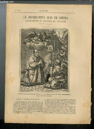 Vies des Saints n 1553 - Nouvelle srie - Le bienheureux Jean de Ribera, archevque et vice-roi de Valence - fte le 6 janvier