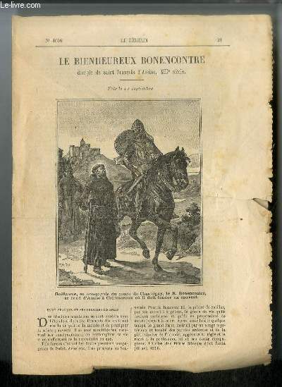 Vies des Saints n 1636 - Le bienheureux Bonencontre, disciple de Saint Franois d'Assise, XIIIe sicle - fte le 11 septembre