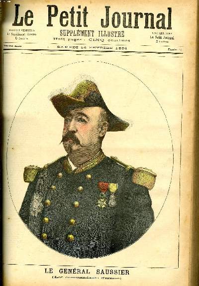 LE PETIT JOURNAL - supplment illustr numro 12 - LE GENERAL SAUSSIER (LES COMMANDEMENTS D'ARMEE) - LA PROMENADE DU BOEUF GRAS