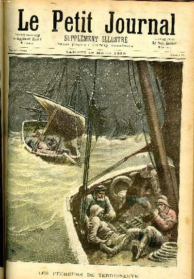 LE PETIT JOURNAL - supplment illustr numro 69 - LES PECHEURS DE TERRE-NEUVE - LES EMEUTES D'ALLEMAGNE (LA CAVALERIE CHARGE LA FOULE)