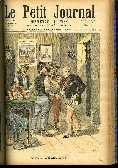 LE PETIT JOURNAL - supplment illustr numro 145 - AVANT L'ELECTION - APRES L'ELECTION