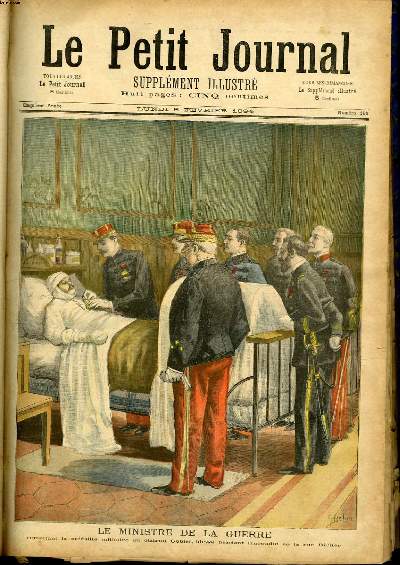 LE PETIT JOURNAL - supplment illustr numro 168 - LE MINISTRE DE LA GUERRE REMETTANT LA MEDAILLE MILITAIRE AU CLAIRON GOBLET