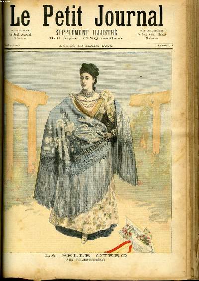 LE PETIT JOURNAL - supplment illustr numro 173 - LA BELLE OTERO AUX FOLIES-BERGERE - DEFAITE ANGLAISE EN AFRIQUE