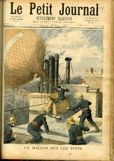 LE PETIT JOURNAL - supplment illustr numro 184 - UN BALLON SUR LES TOITS - CENTENAIRE DE L'ECOLE POLYTECHNIQUE