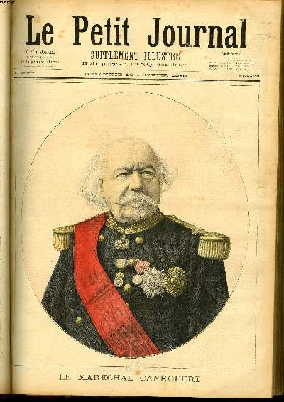 LE PETIT JOURNAL - supplment illustr numro 221 - LE MARECHAL CANROBERT - LES ENROLEMENTS A L'ILE DE LA REUNION