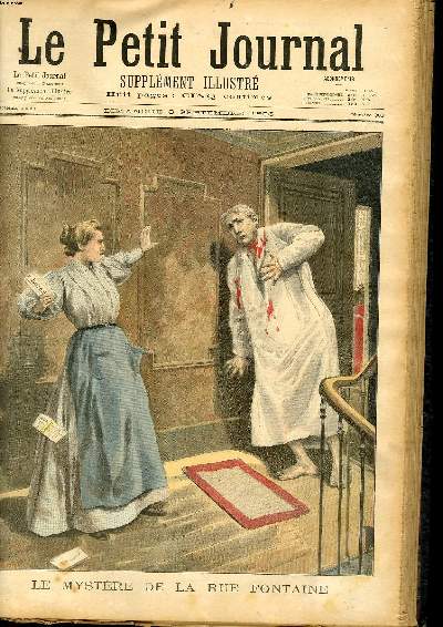 LE PETIT JOURNAL - supplment illustr numro 303 - LE MYSTERE DE LA RUE FONTAINE - EXPERIENCES DE PASSAGE DE RIVIERE