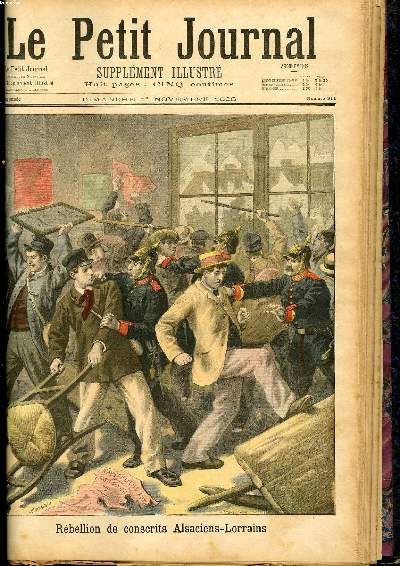 LE PETIT JOURNAL - supplment illustr numro 311 - REBELLION DE CONSCRITS ALSACIENS-LORRAINS