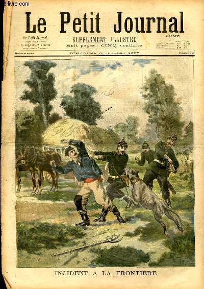 LE PETIT JOURNAL - supplment illustr numro 346 - INCIDENT A LA FRONTIERE - MARIAGE DE GEANT