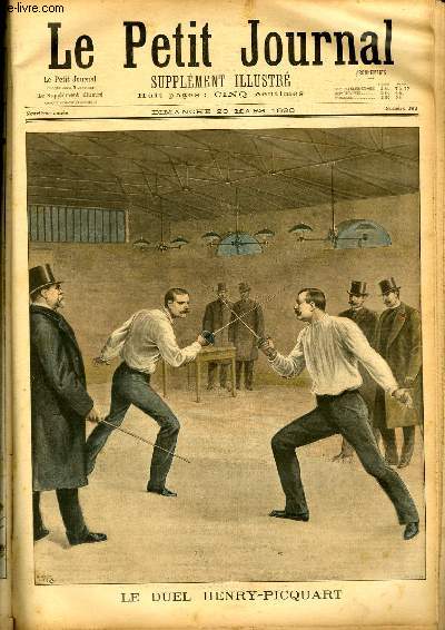 LE PETIT JOURNAL - supplment illustr numro 383 - LE DUEL HENRY-PICQUART - LE PRINE DE GALLES AUX CHANTIERS DE L'EXPOSITION DE 1900