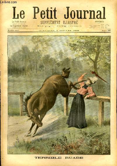 LE PETIT JOURNAL - supplment illustr numro 398 - TERRIBLE RUADE - LA GUERRE HISPANO-AMERICAINE: DEBARQUEMENTS A GUANTANAMO