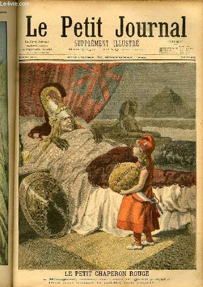 LE PETIT JOURNAL - supplment illustr numro 418 - LE PETIT CHAPERON ROUGE - A L'HOPITAL DE LA CHARITE