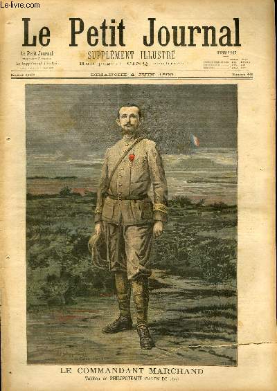 LE PETIT JOURNAL - supplment illustr numro 446 - LE COMMANDANT MARCHAND, TABLEAU DE PHILIPOTEAUX - GREVE DES FACTEURS: POSTIERS IMPROVISES