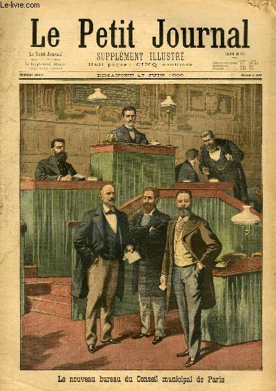 LE PETIT JOURNAL - supplment illustr numro 500 - LE NOUVEAU BUREAU DU CONSEIL MUNICIPAL DE PARIS - LES EXOTIQUES DANS L'INTIMITE: INDO-CHINOIS