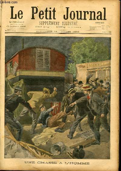 LE PETIT JOURNAL - supplment illustr numro 506 - UNE CHASSE A L'HOMME