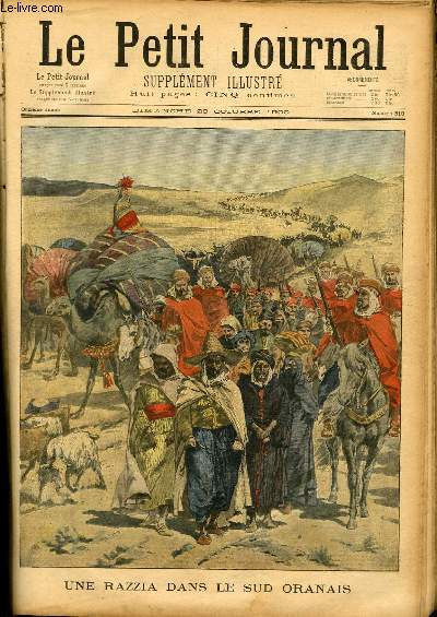 LE PETIT JOURNAL - supplment illustr numro 519 - UNE RAZZIA DANS LE SUD ORANAIS