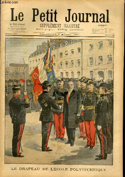 LE PETIT JOURNAL - supplment illustr numro 542 - LE DRAPEAU DE L'ECOLE POLYTECHNIQUE - EN CHINE: L'INCIDENT RUSSO-ANGLAIS