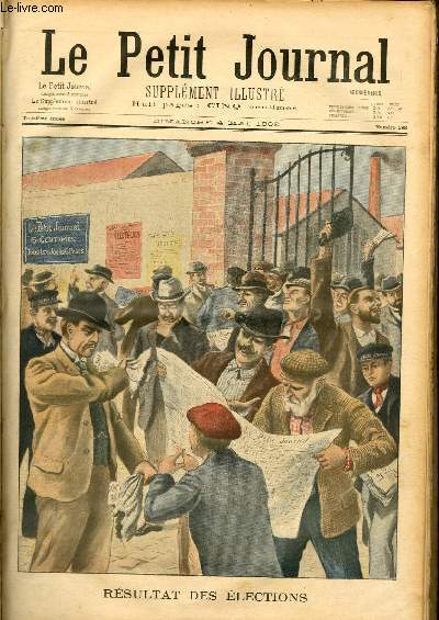 LE PETIT JOURNAL - supplment illustr numro 598 - RESULTAT DES ELECTIONS - SPORT MODERNE DANS L'ARMEE: LE FOOT-BALL