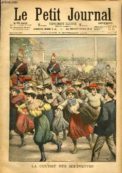 LE PETIT JOURNAL - supplment illustr numro 677 - LA COURSE DES MIDINETTES - DANS LE BUREAU DU CHEF DE LA SURETE: CONFRONTATION DE LA GIRIAT ET DE BASSOT