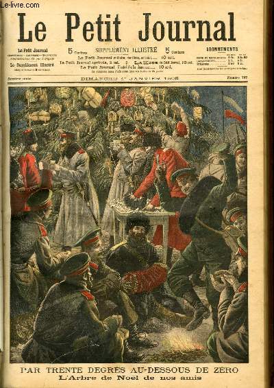 LE PETIT JOURNAL - supplment illustr numro 737 - PAR TRENTE DEGRES AU DESSOUS DE ZERO, L'ARBRE DE NOEL DE NOS AMIS