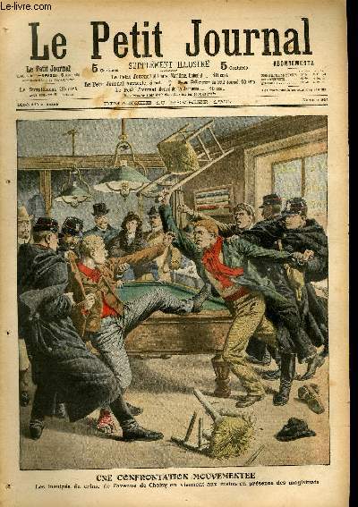 LE PETIT JOURNAL - supplment illustr numro 847 - LES INCULPES DU CRIME DE L'AVENUE DE CHOISY EN VIENNENT AUX MAINS EN PRESENCE DES MAGISTRATS - LE CENTENAIRE D'UNE VICTOIRE