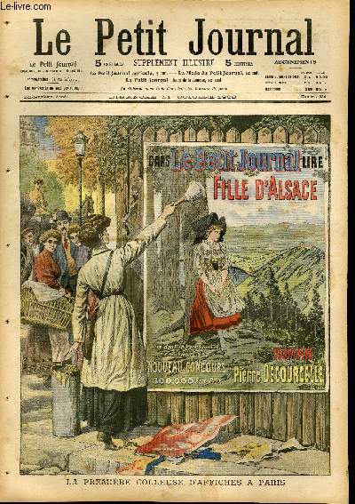 LE PETIT JOURNAL - supplment illustr numro 934 - LA PREMIERE COLLEUSE D'AFFICHES A PARIS - SUPPLICES CHINOIS: A KHARBIN, LES CONDAMNES SONT PENDUS PAR LES POUCES ET BATTUS A COUPS DE BARRES DE FER